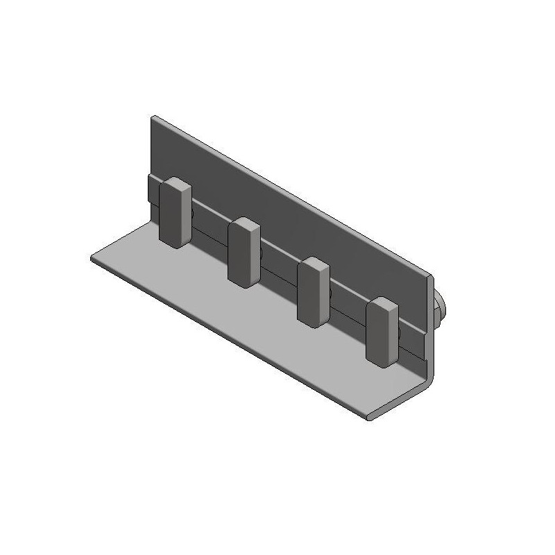 VAN DER VALK Acoplamiento de aluminio para perfil