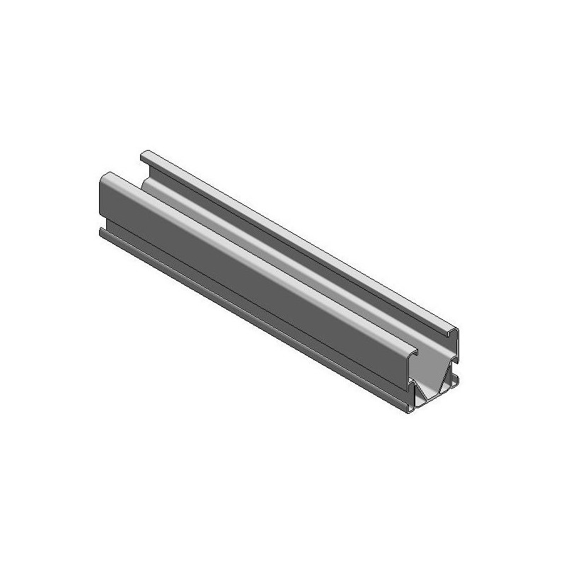 VAN DER VALK Perfil trapezoidal de aluminio L120
