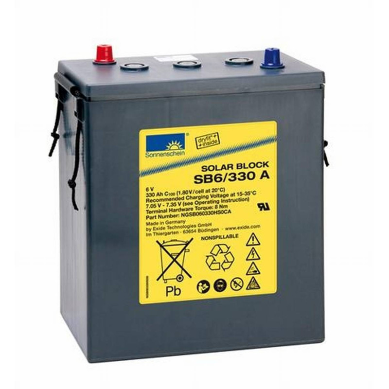 SONNENSCHEIN Solar Block SB6/330 A. 330Ah/C100.