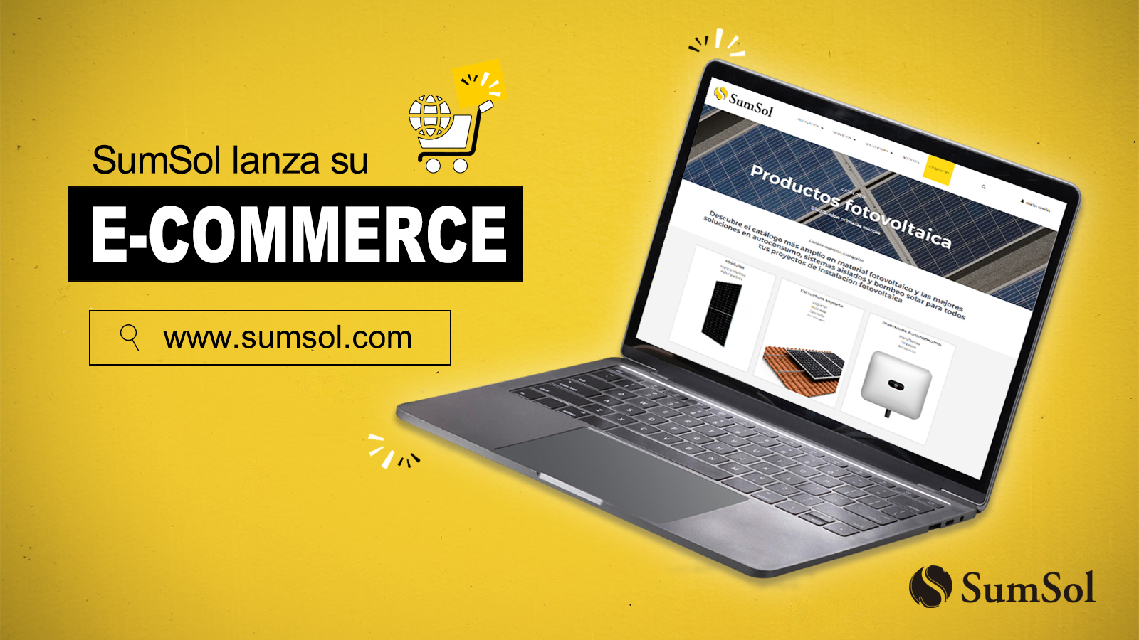 SumSol da un paso más en la creación de su Ecosistema Digital: Lanza su e-commerce	